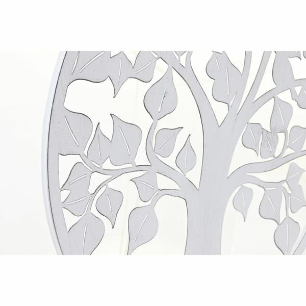 Seinäkoriste DKD Home Decor Puut Metalli Perinteinen (2 osaa) (40 x 1 x 40 cm)