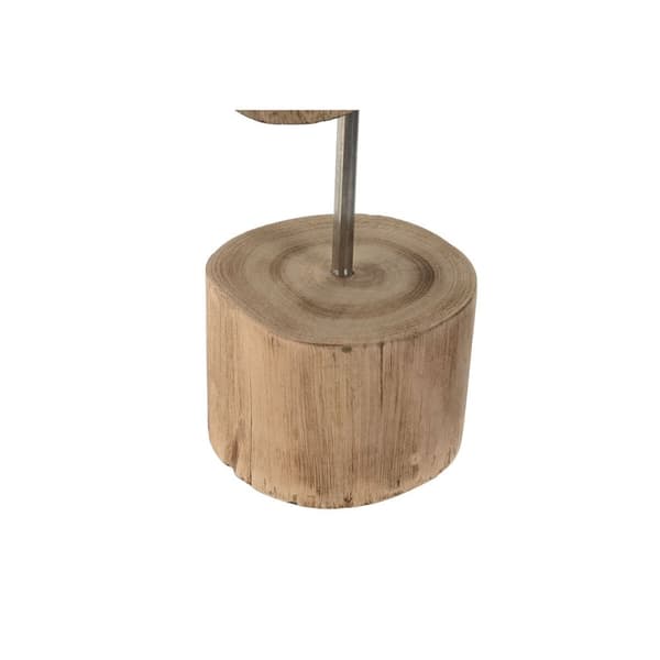 Prydnadsfigur Home ESPRIT Vit Naturell Ankare Båt Medelhavs 19 x 10 x 38 cm (2 antal)