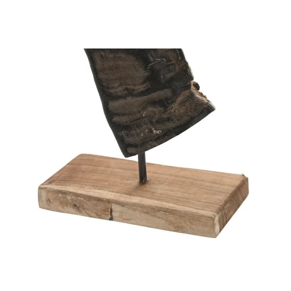 Prydnadsfigur Home ESPRIT Svart Naturell 20 x 11 x 65 cm
