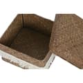 Miniatyrbild 3 av 4: Korg - set Home ESPRIT Vit Naturell Naturliga fibrer Boho Utsliten (4 Delar)