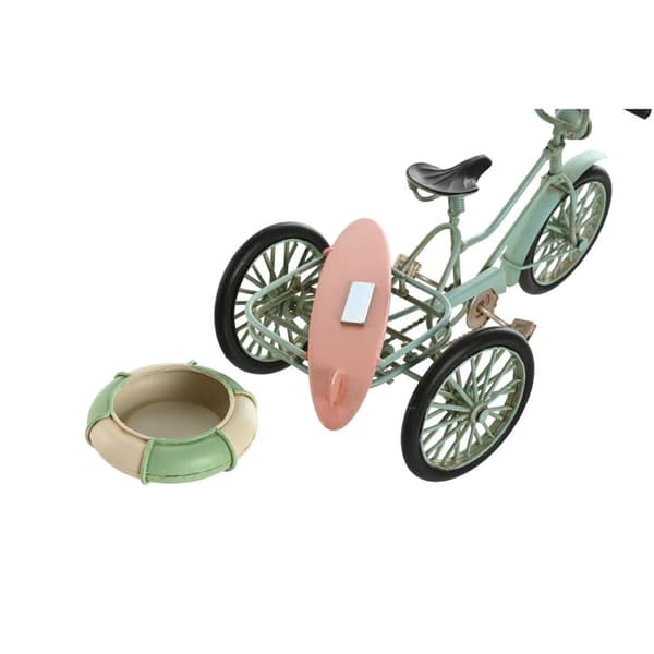 Prydnadsfigur Home ESPRIT Blå Vit Grön Rosa Vintage 26,5 x 12 x 14 cm (3 antal)