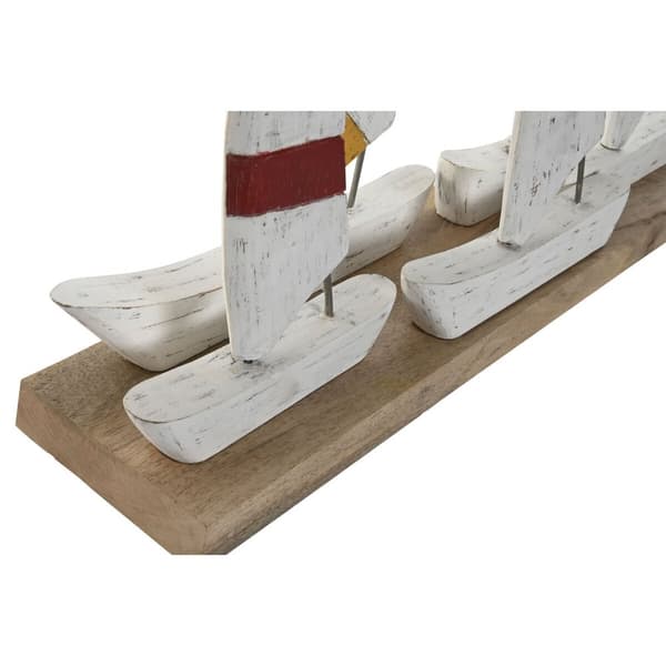 Prydnadsfigur Home ESPRIT Vit Marinblå 67,5 x 13,5 x 46 cm