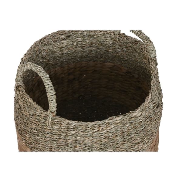 Korg - set Home ESPRIT Naturell Vattenhyacint Tropiskt (3 Delar)