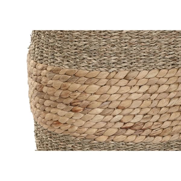 Korg - set Home ESPRIT Naturell Vattenhyacint Tropiskt (3 Delar)