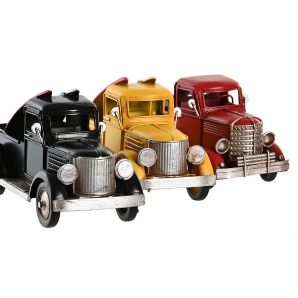 Koristehahmo DKD Home Decor Keltainen Musta Punainen Vintage 17 x 7,5 x 9,5 cm (3 osaa)
