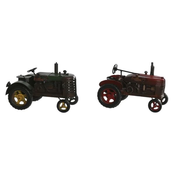 Dekorativ figur Home ESPRIT Rød Grøn Vintage 17 x 10 x 11 cm (2 enheder)