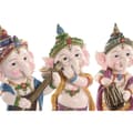 Miniatyrbild 2 av 3: Prydnadsfigur Home ESPRIT Multicolour Musiker Indier 9 x 9 x 20 cm (3 antal)