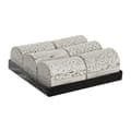 Miniatyrbild 3 av 4: Smyckeskrin DKD Home Decor Vit Gyllene Aluminium Mangoträ 7,5 x 5,3 x 5,3 cm (6 antal)