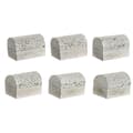 Miniatyrbild 1 av 4: Smyckeskrin DKD Home Decor Vit Gyllene Aluminium Mangoträ 7,5 x 5,3 x 5,3 cm (6 antal)