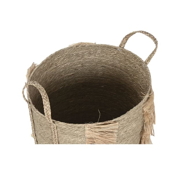 Korg - set Home ESPRIT Naturell Sjögräs Tropiskt (2 Delar)