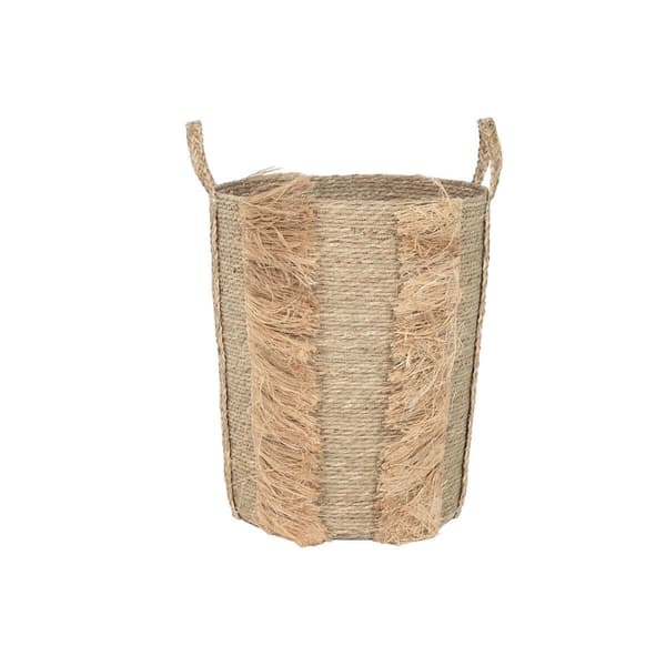 Korg - set Home ESPRIT Naturell Sjögräs Tropiskt (2 Delar)