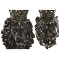 Miniatyrbillede 2 af 4: Dekorativ figur Home ESPRIT Mørkebrun Løve Krone 21 x 18 x 44 cm (2 enheder)