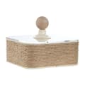Miniatyrbilde 3 av 3: Smykkeskrin Home ESPRIT Lysebrun Metall 16 x 16 x 11 cm (2 Deler)