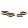 Miniatyrbild 1 av 4: Korg - set Home ESPRIT Vit Naturell Naturliga fibrer Boho Utsliten (4 Delar)