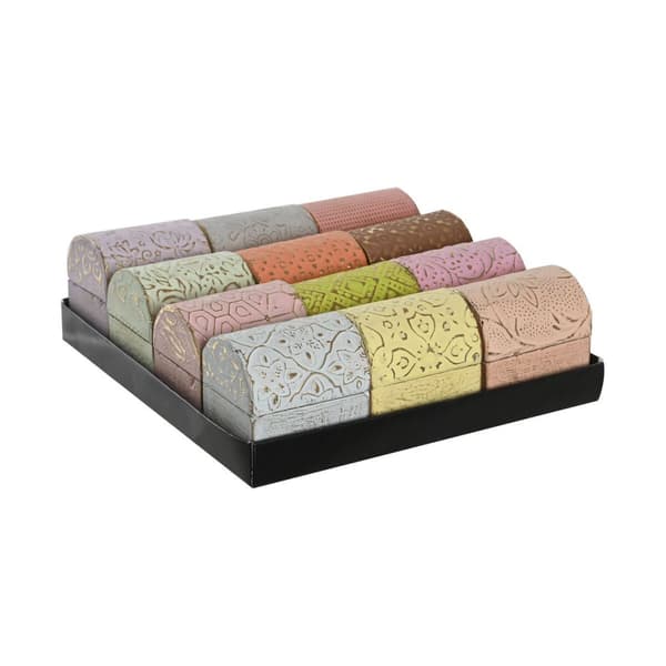 Korurasia DKD Home Decor Monivärinen Metalli Mangopuu 4 x 5 x 5 cm (12 osaa)