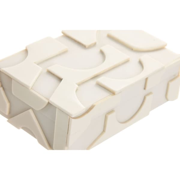 Korurasia Home ESPRIT Valkoinen Hartsi Luu 18 x 13 x 7,5 cm (2 Kappaletta)