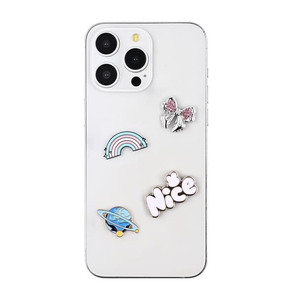 Charms Pimp Your Phone Metal og Plastik 4 stk