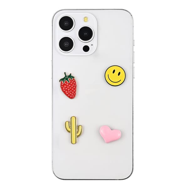 Charms Pimp Your Phone Metall och Plast 4-Pack