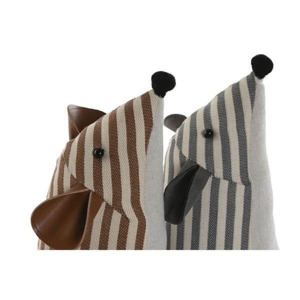 dørstop Home ESPRIT Polyester 13 x 13 x 26 cm (2 enheder)