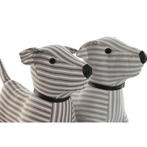Dørstopper Home ESPRIT Polyester 32 x 15 x 24 cm (2 enheter)