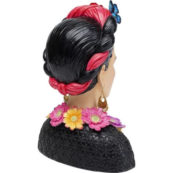 Dekoration - KARE - Deco muse blommor - Svart - Polyresen - 41x31x21 cm