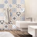 Miniatyrbild 3 av 4: Ambiance-Live Vägghäftande cementplattor - azulejos - 20 x 20 cm -24 stycken - col-RV-034020x20cm