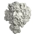 Miniatyrbild 2 av 4: Design Toscano Grande Bacchus God of Wine Greenman väggskulptur, L - OS6120l