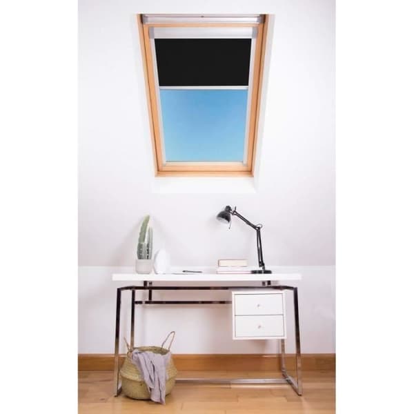 Skylight Blind Block Skylight Blind CO2 Block för VELUX Blockout Takfönster, Svart - C02