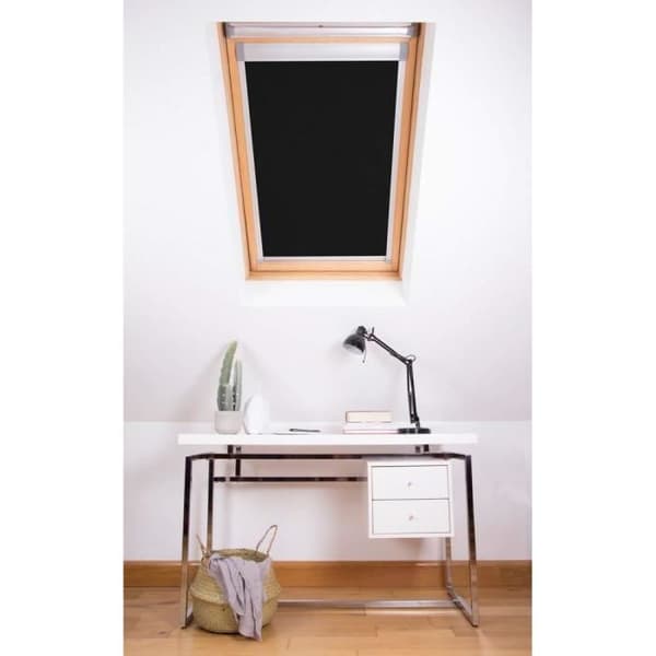 Skylight Blind Block Skylight Blind CO2 Block för VELUX Blockout Takfönster, Svart - C02