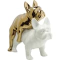 Miniatyrbild 3 av 5: Déco Love Dogs vit och guld Kare Design