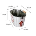 Miniatyrbild 4 av 4: Ölburk - Metall - Oval - 26x13 cm - Grå - För inomhusbruk