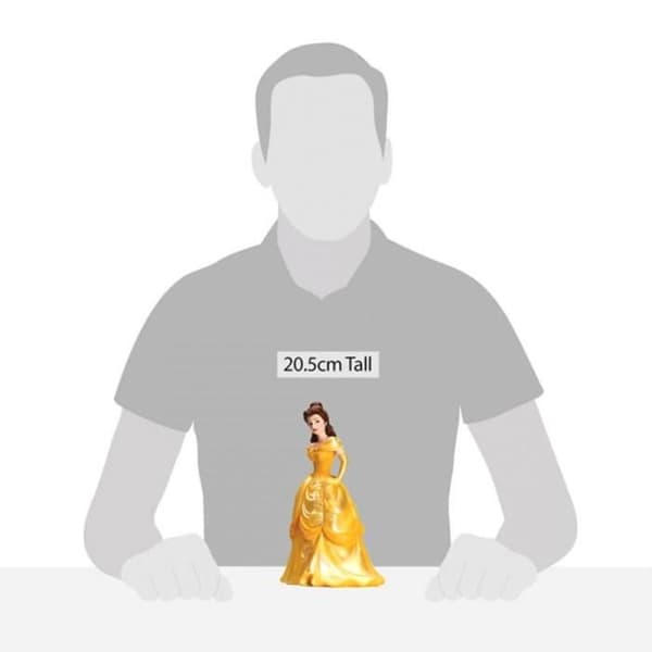 Disney Showcase Belle Figurine - Disney Brand - Iconic Dress - Resin - Gul - Vuxen - Unisex