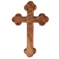 Miniatyrbild 1 av 4: Dekorativt föremål Kassis geschenkartikel KASSIS Väggkors av enkelt olivträ med rundade kanter i Betlehem (13 cm)