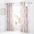 Miniatyrbild 1 av 4: Catherine Lansfield Grommet Gardiner, Blush, 66" x 72" - BD/28239/W/E6672/BLH