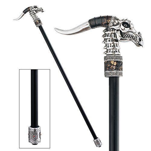 Design Toscano Dragonsthorne Collection Nebula gotiska drakrör, flerfärgad, 5 x 20,5 x 96,5 cm - QS922494