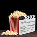 Miniatyrbild 2 av 6: Relaxdays Movie Clapperboard Hollywood Movie Clapperboard Scene Dekorativa bokstäver HxBxD: 26 x 30 x 30 cm, Vit