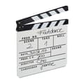 Miniatyrbild 1 av 6: Relaxdays Movie Clapperboard Hollywood Movie Clapperboard Scene Dekorativa bokstäver HxBxD: 26 x 30 x 30 cm, Vit