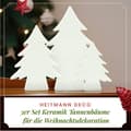 Miniatyrbild 2 av 4: Dekorativt objekt Heitmann deco - 1090974 - Set med 3 keramikgranar