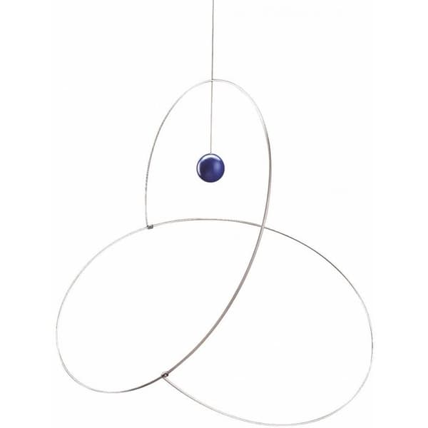 Dekorativ hängande mobil - Flensted - Metamorfos - Flerfärgad - Stål och trä - 38x3x79cm