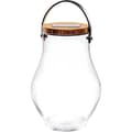Miniatyrbild 1 av 4: Dekorativ lampa Krinner Deco Glass Bold 22520 Varm vit LED-lampa, bambu, svart 1 st.