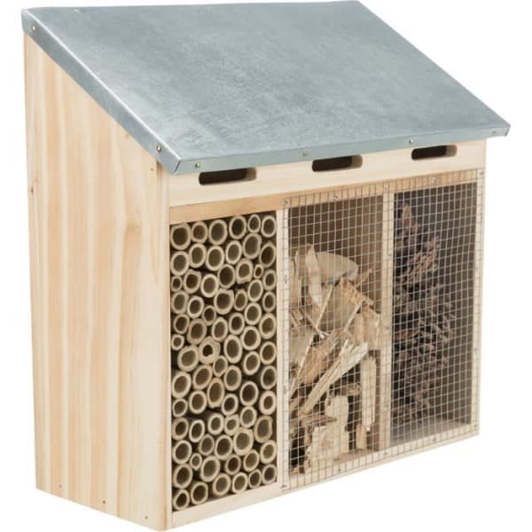 Hotell för insekter. Höjd 30 bredd 30 djup 14 cm.-Ttrixie 30.000000