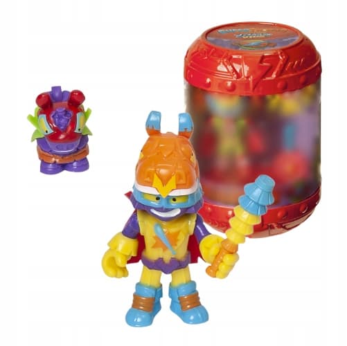 Super Things Zings Sæt SLIDER + 2 Figurer + KAZOOM KID SMASH CRASH