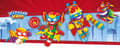 Miniatyrbillede 7 af 8: Super Things Zings Sæt SLIDER + 2 Figurer + KAZOOM KID SMASH CRASH