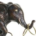 Miniatyrbild 2 av 3: Prydnadsfigur DKD Home Decor Metall Harts Elefant (31 x 13 x 41 cm)