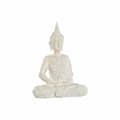 Miniatyrbild 1 av 4: Prydnadsfigur DKD Home Decor Buddha Vit Harts (30 x 17 x 41 cm)