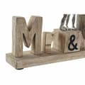 Miniatyrbild 2 av 3: Prydnadsfigur DKD Home Decor Mr & Mrs Silvrig Aluminium (51 x 7,5 x 28 cm)