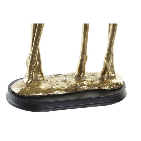 Prydnadsfigur DKD Home Decor 25 x 9,8 x 44,5 cm Svart Gyllene Balettdansare Romantisk