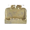 Miniatyrbild 3 av 3: Prydnadsfigur DKD Home Decor Vit Gyllene Ugglor 10 x 8 x 7 cm