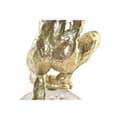 Miniatyrbild 4 av 4: Prydnadsfigur DKD Home Decor Glas Gyllene Harts Män (28 x 12 x 38 cm)