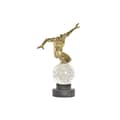 Miniatyrbild 1 av 4: Prydnadsfigur DKD Home Decor Glas Gyllene Harts Män (28 x 12 x 38 cm)